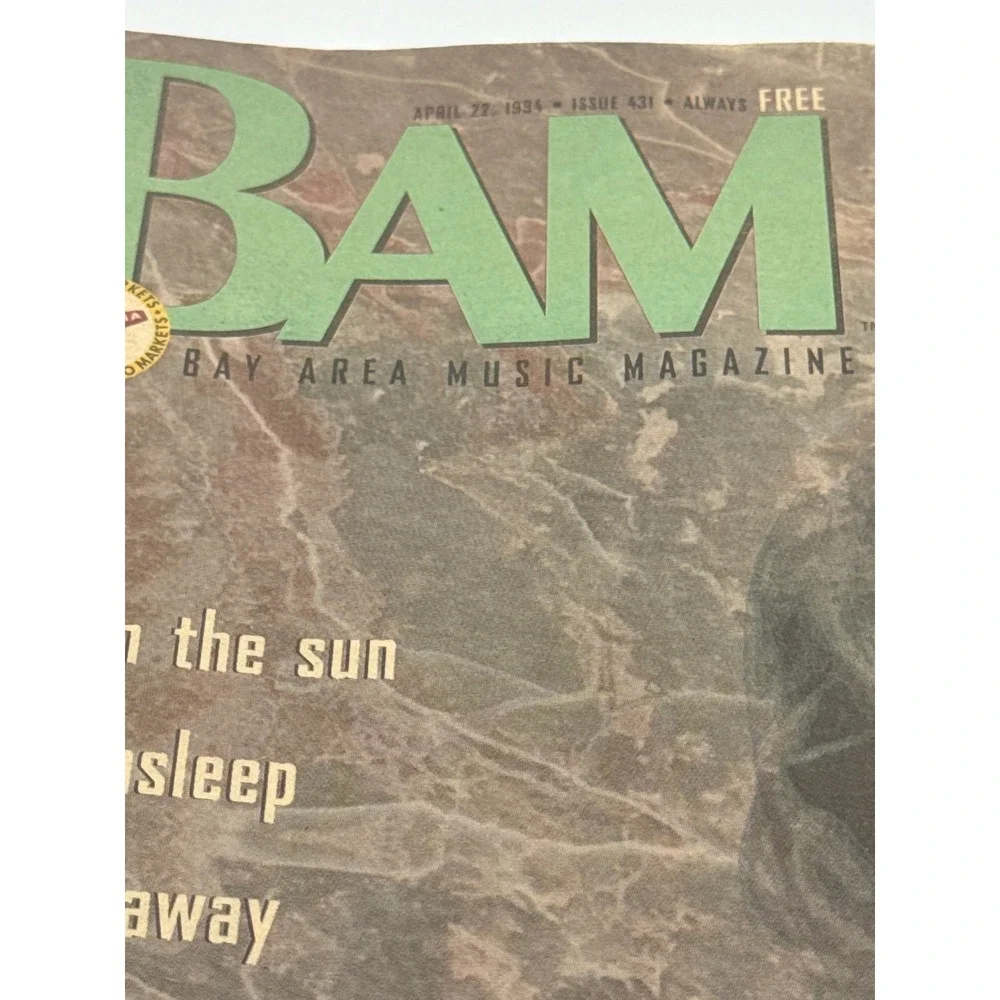 Vintage BAM Magazine April 1994 Kurt Cobain Nirvana Tribute Issue 431 Grunge